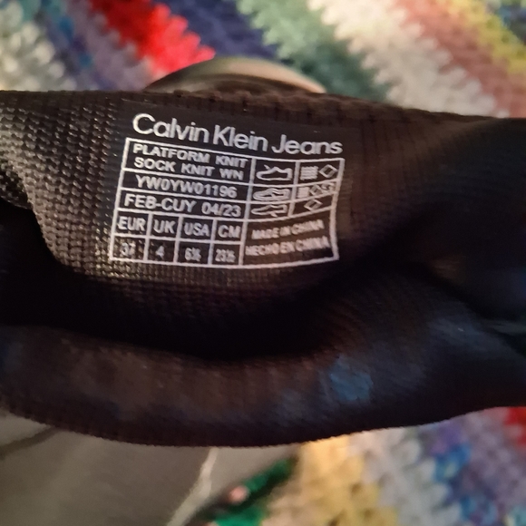 Calvin Klein Shoes - Calvin Klein Black Knit Boots.s